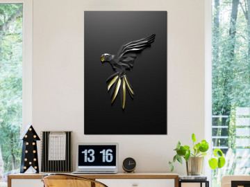 Tablou - Black Parrot (1 Part) Vertical - Img 2