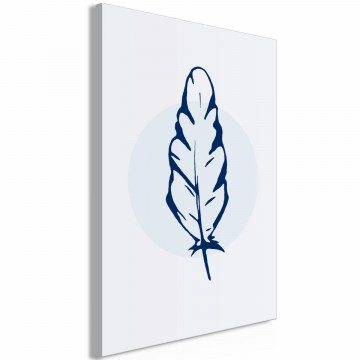 Tablou - Blue Feather (1 Part) Vertical - Img 2