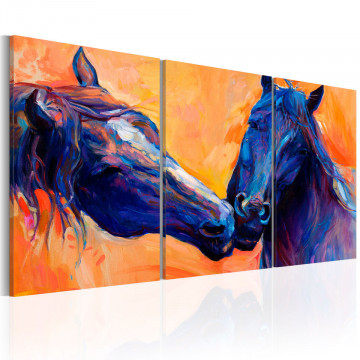 Tablou - Blue Horses - Img 1