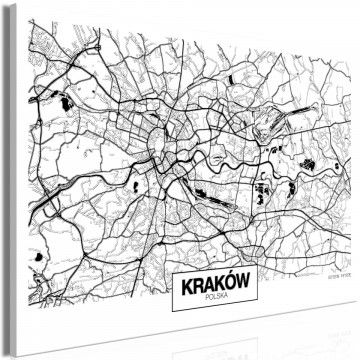 Tablou - City Plan: Krakow (1 Part) Wide - Img 2