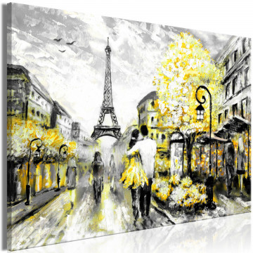 Tablou - Colourful Rendez-Vous (1 Part) Wide Yellow - Img 1