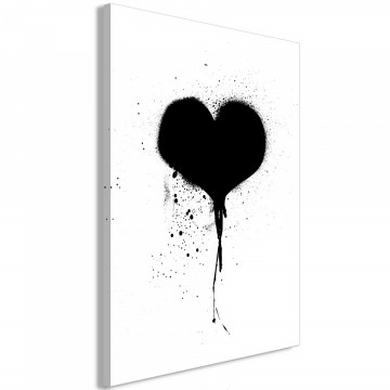 Tablou - Destroyed Heart (1 Part) Vertical - Img 1