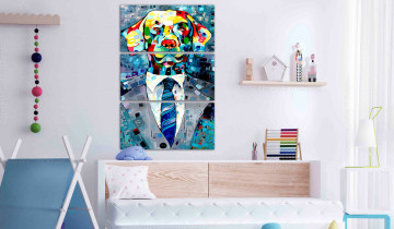 Tablou - Dog in a Suit (3 Parts) - Img 2