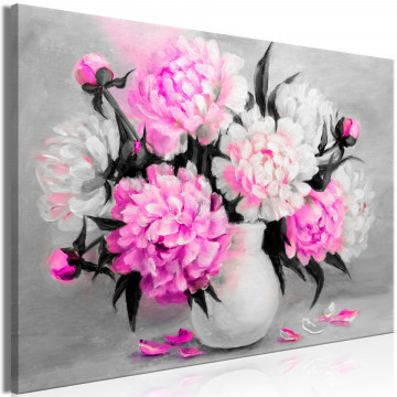 Tablou - Fragrant Colours (1 Part) Wide Pink - Img 1