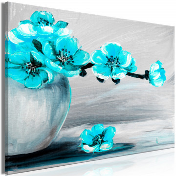 Tablou - Lightness of Light (1 Part) Wide Blue - Img 1
