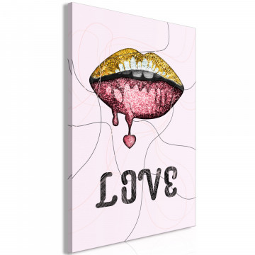 Tablou - Liquid Lips (1 Part) Vertical - Img 1