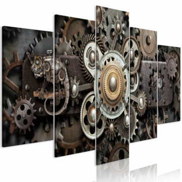 Tablou - Old Mechanism (5 Parts) Wide - Img 1