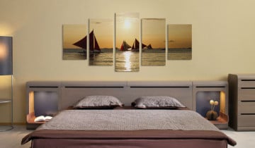 Tablou - Sailbloats at dusk - Img 4
