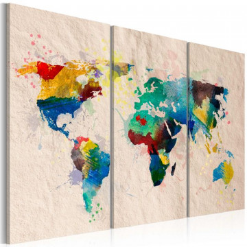 Tablou - The World of colors - triptych - Img 1