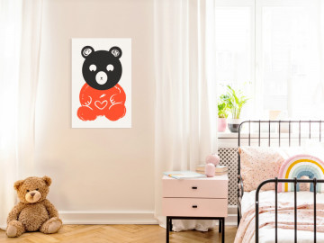 Tablou - Thoughtful Bear (1 Part) Vertical - Img 1