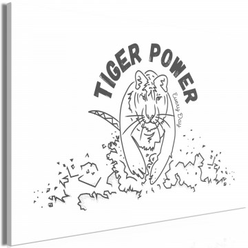 Tablou - Tiger Power (1 Part) Wide - Img 2