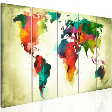 Tablou - Unusual World Map - Img 1