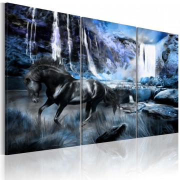 Tablou - Waterfall in colour of sapphire - Img 1