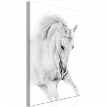 Tablou - White Horse (1 Part) Vertical - Img 1