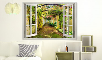 Tablou - Window: View on Pergola - Img 2