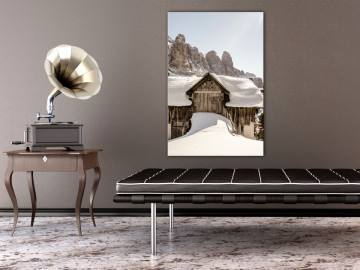 Tablou - Winter in the Dolomites (1 Part) Vertical - Img 1
