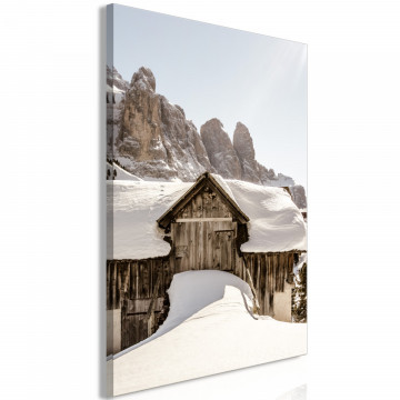 Tablou - Winter in the Dolomites (1 Part) Vertical - Img 2