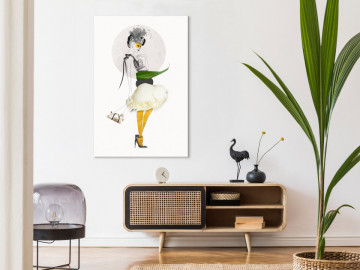 Tablou - Yellow Stocking (1 Part) Vertical - Img 1