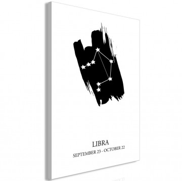Tablou - Zodiac Signs: Libra (1 Part) Vertical - Img 1