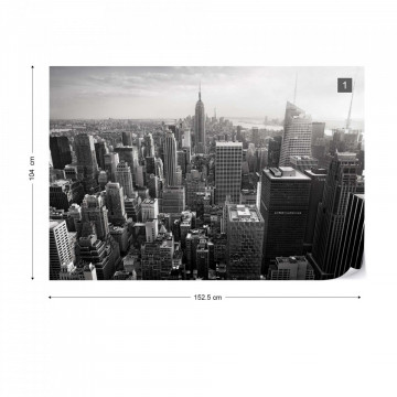 Empire State Building – Vedere de Ansamblu, Alb-Negru - Img 13