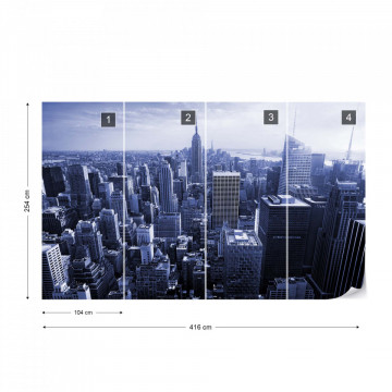 Empire State Building – Vedere de Ansamblu, Albastru - Img 16