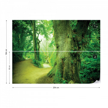 Forest Nature Trees Photo Wallpaper Wall Mural - Img 5