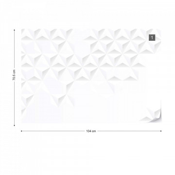 Fototapet 3D – Piramide în Relief - Img 1