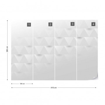 Fototapet 3D – Triunghiuri Minimaliste - Img 4