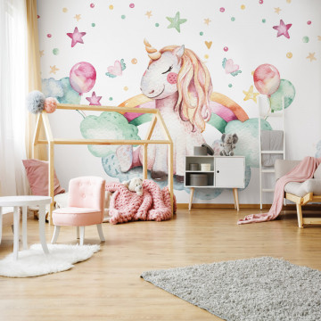 Fototapet copii - Unicornul din povesti 6