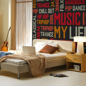 Fototapet - Music is my life - Img 1