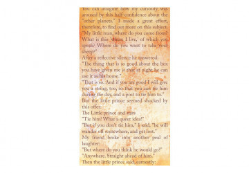 Fototapet - The Little Prince - Message Of Love - Img 4