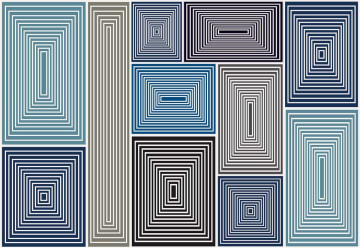 Modern Abstract Pattern Photo Wallpaper Wall Mural - Img 2