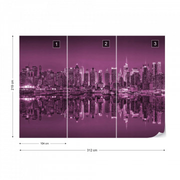 New York – Reflexie în Apă, Violet - Img 15