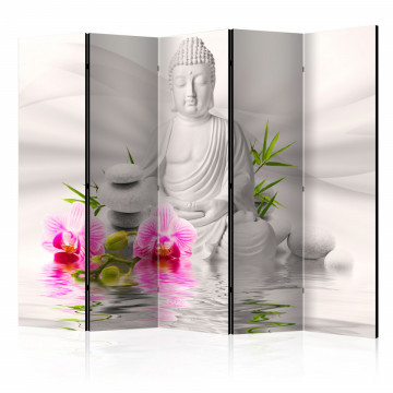 Paravan - Buddha and Orchids II [Room Dividers] - Img 1