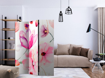 Paravan - Pink Flowers [Room Dividers] - Img 2