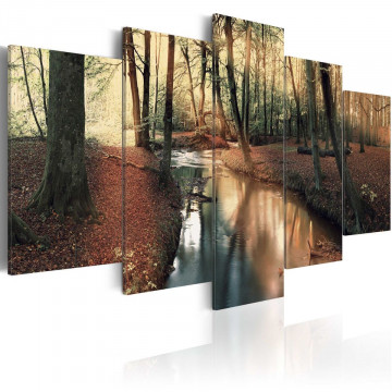 Tablou - Brown autumn: forest - Img 1