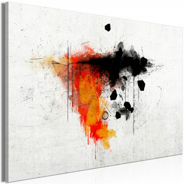 Tablou - Expression of Red (1 Part) Wide - Img 2
