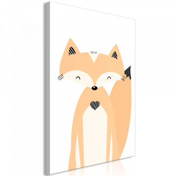 Tablou - Happy Fox (1 Part) Vertical - Img 2