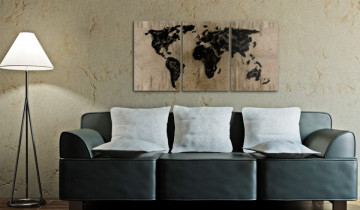 Tablou - Inky map of the World - Img 2