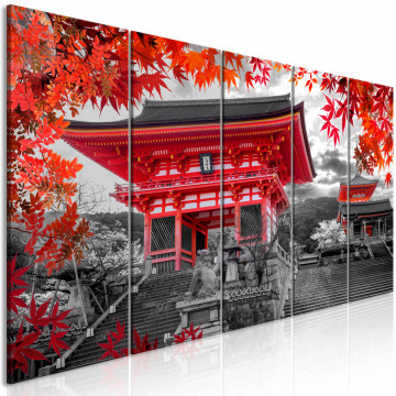Tablou - Kyoto, Japan (5 Parts) Narrow - Img 1