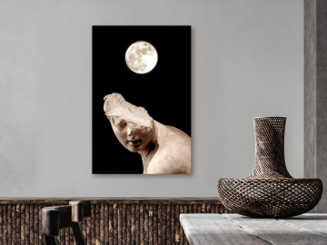 Tablou - Moon and Statue (1 Part) Vertical - Img 2