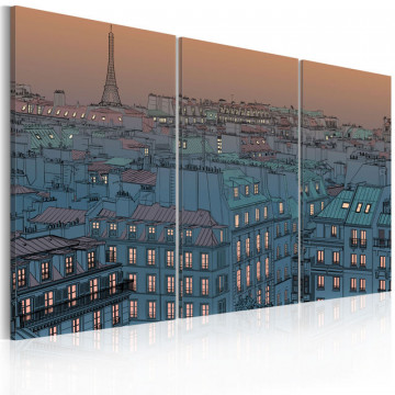 Tablou - Paris - the city goes to sleep - Img 1