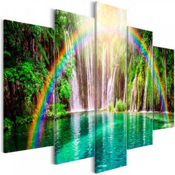 Tablou - Rainbow Time (5 Parts) Wide - Img 1