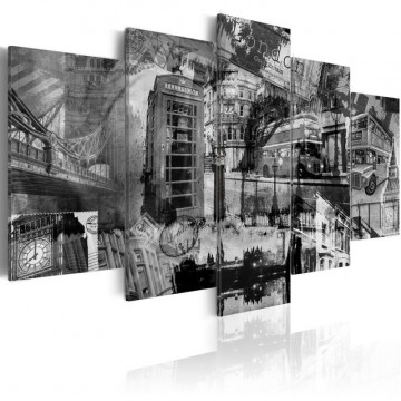 Tablou - The essence of London - 5 pieces - Img 1