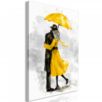 Tablou - Under Yellow Umbrella (1 Part) Vertical - Img 1