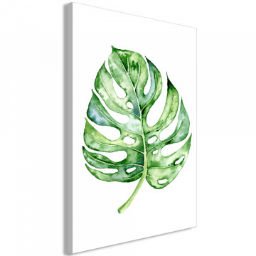 Tablou - Watercolor Monstera (1 Part) Vertical - Img 1