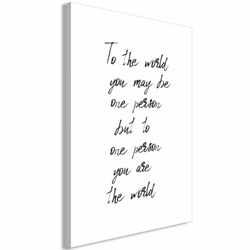 Tablou - You're My World (1 Part) Vertical - Img 2