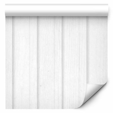 Tapet - Vertical Lines - White background with a delicate wood pattern vertically. - Img 4