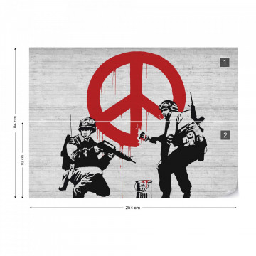 Banksy Graffiti Photo Wallpaper Wall Mural - Img 5