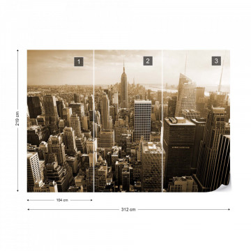 Empire State Building – Vedere de Ansamblu, Sepia - Img 15